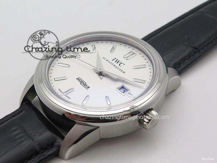 MIROTIME 0814 Ingeniuer St.Laurens SS White Dial MK 1:1 Best Edition On Black Leather Strap A Youthful 7363